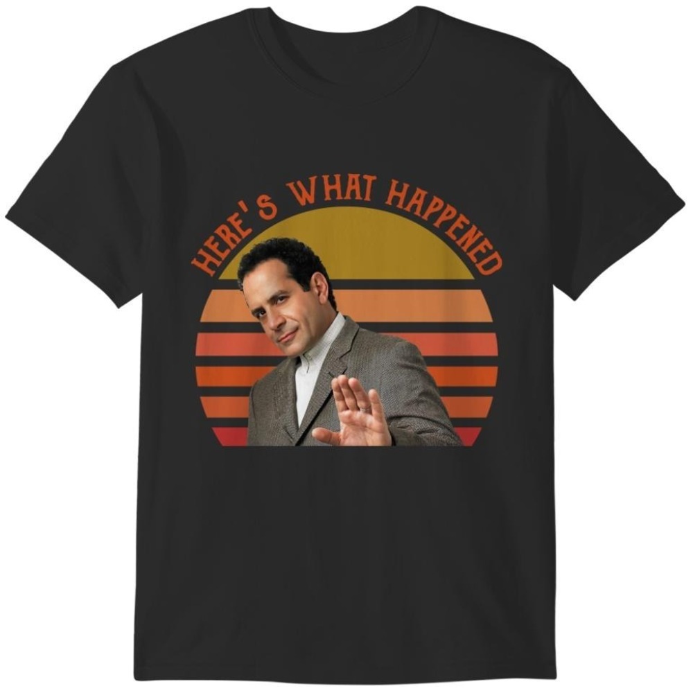 Here's What Happened Retro Vintage T-Shirt, Monk TV Show T Shirt